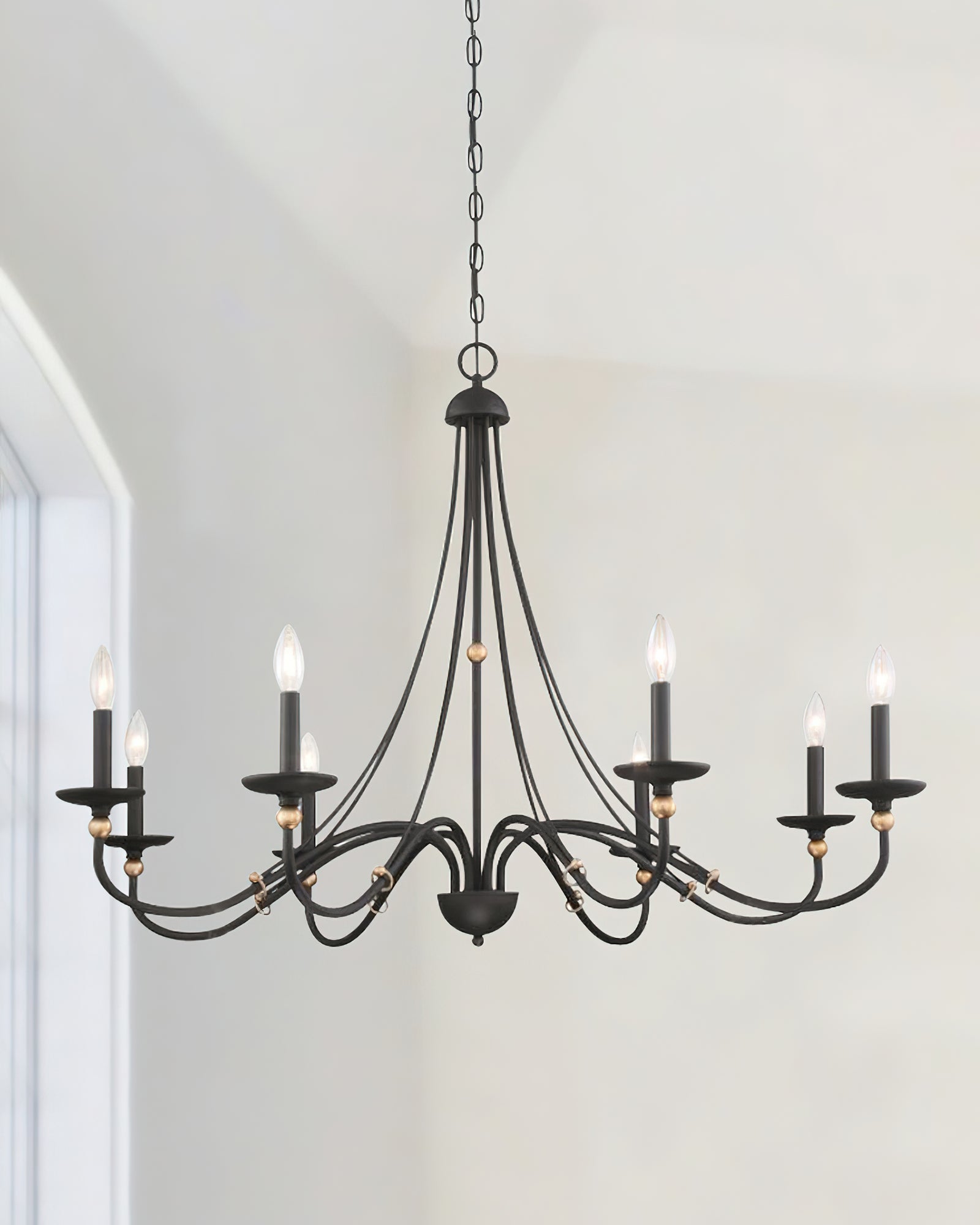 Regalia Vintage Brass Chandelier - Letslighting