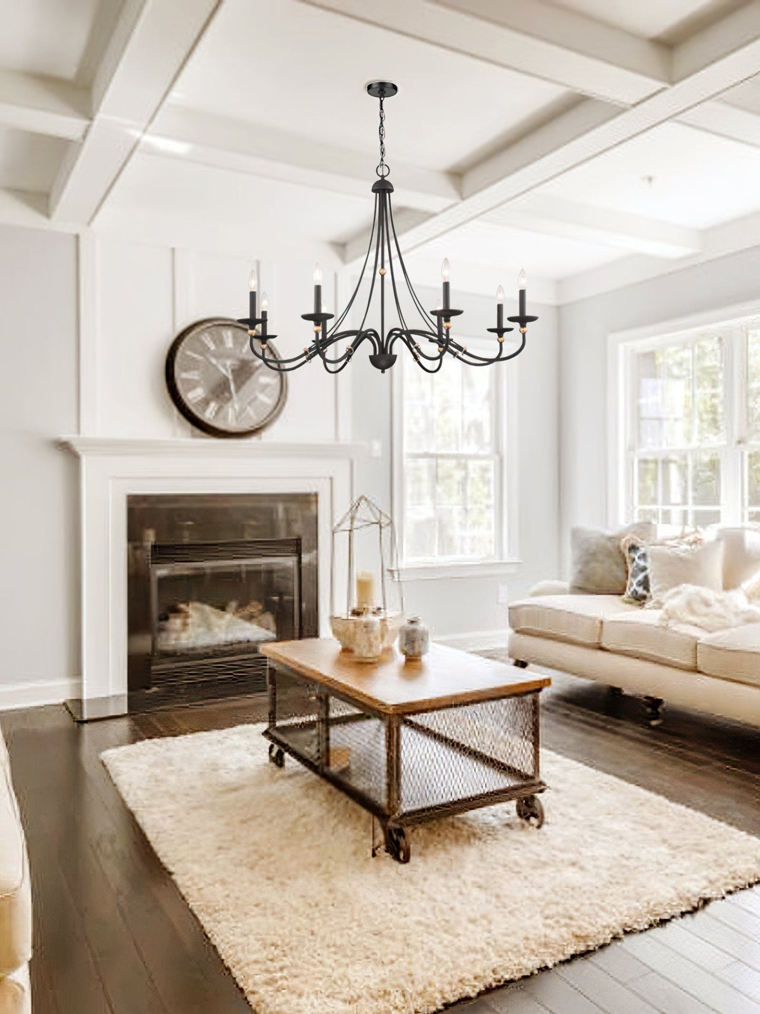 Regalia Vintage Brass Chandelier - Letslighting