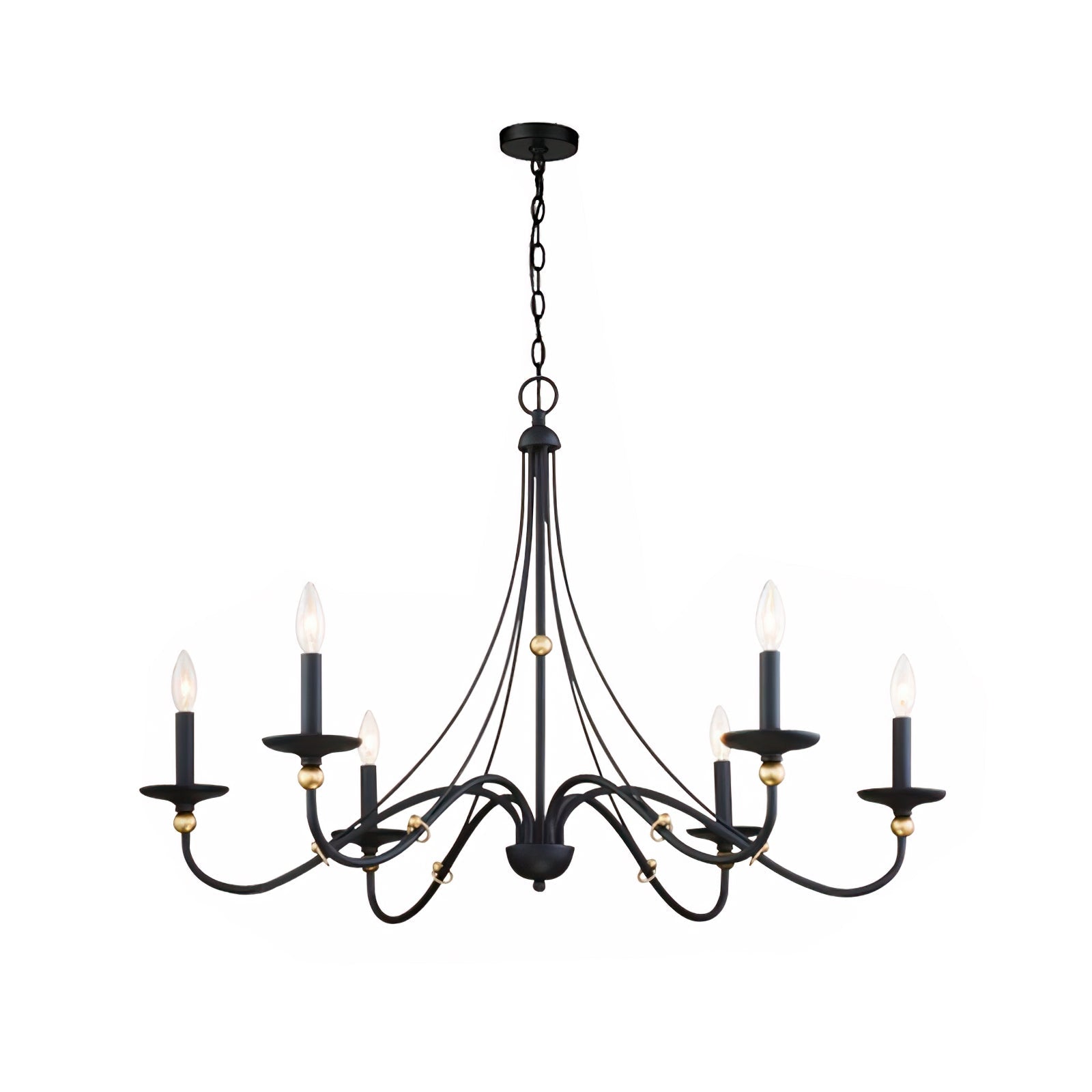 Regalia Vintage Brass Chandelier - Letslighting