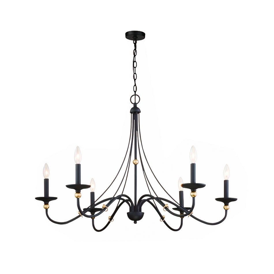 Regalia Vintage Brass Chandelier - Letslighting