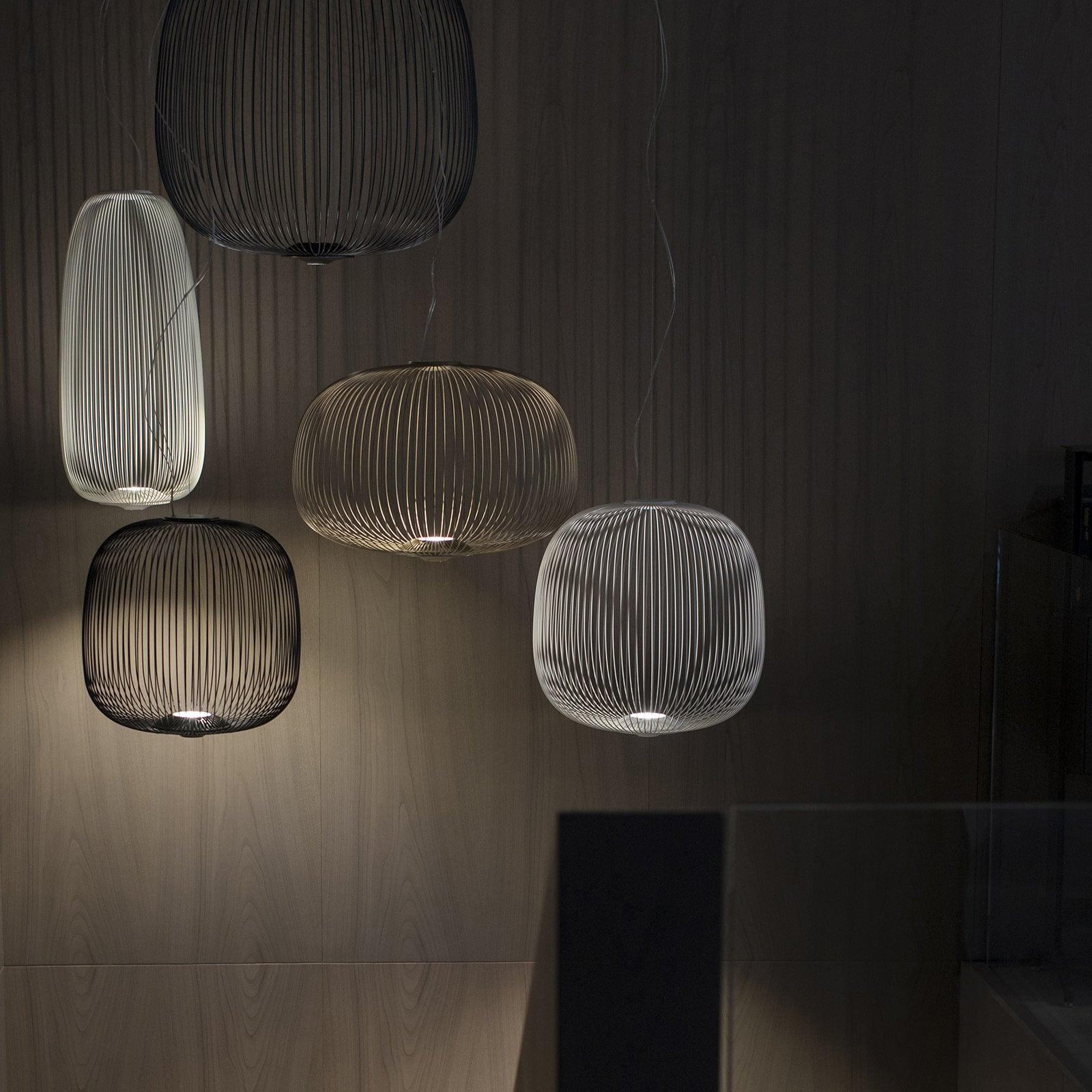 Aero Lightweight Spokes Cage Pendant Light - Letslighting