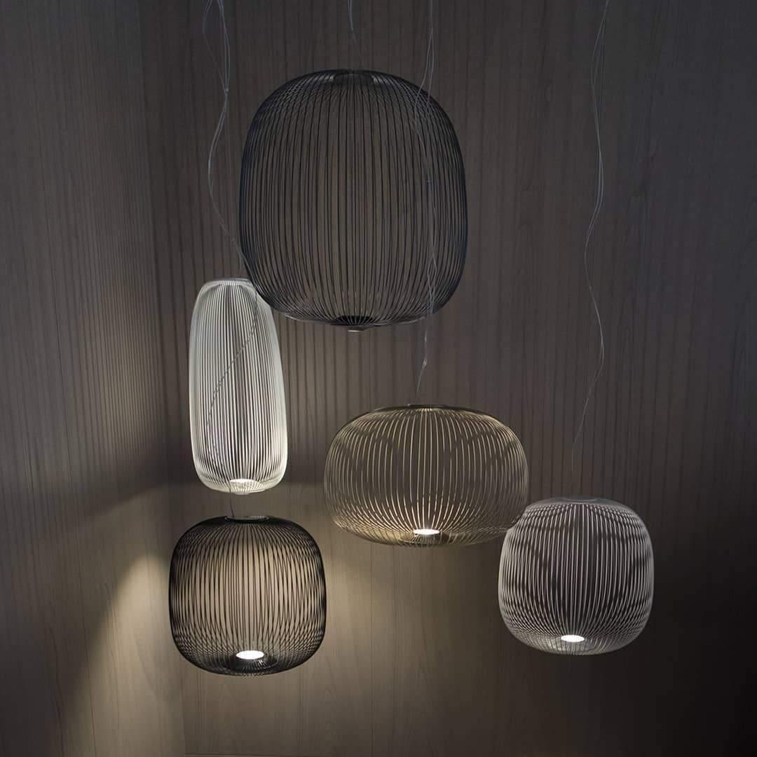 Aero Lightweight Spokes Cage Pendant Light - Letslighting