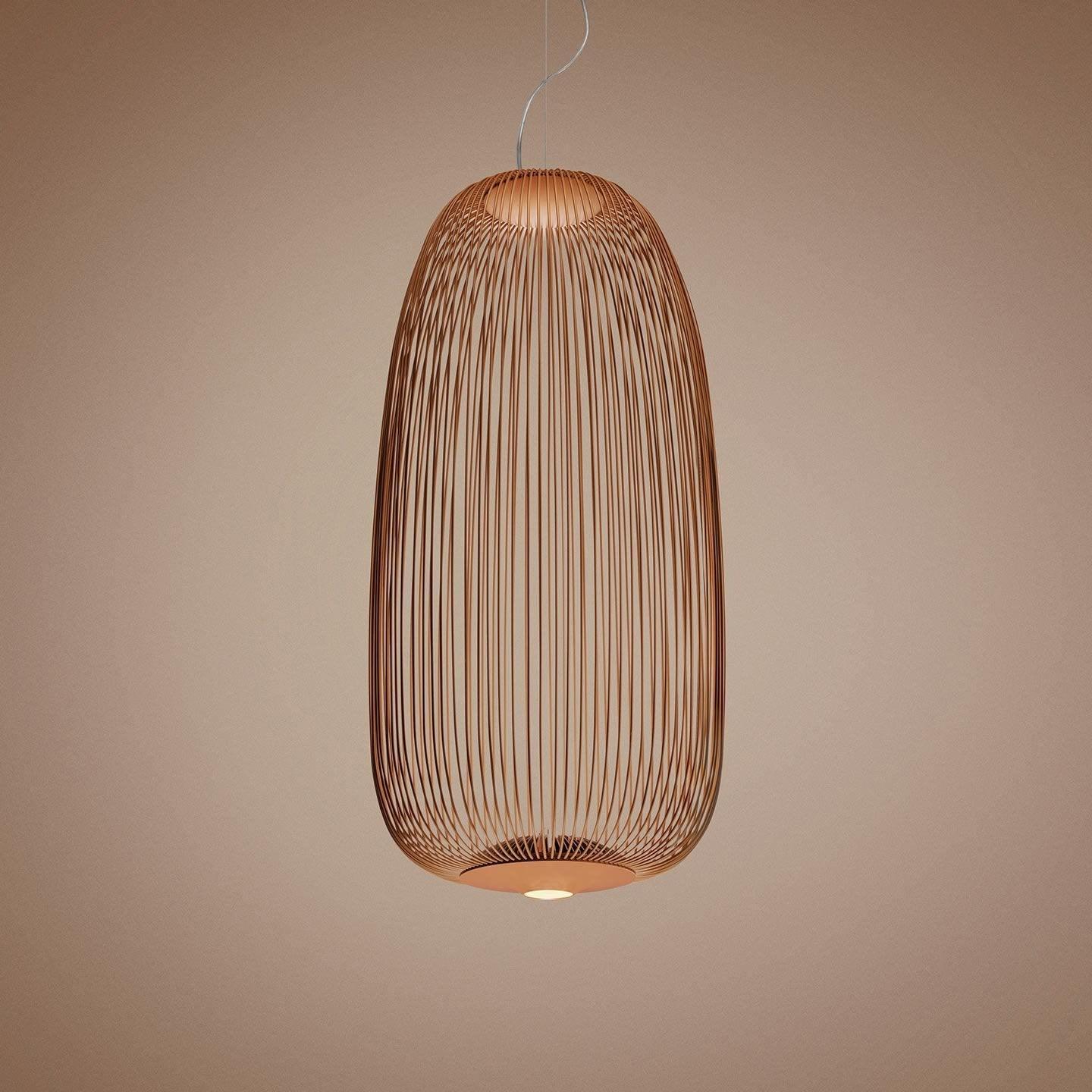 Aero Lightweight Spokes Cage Pendant Light - Letslighting