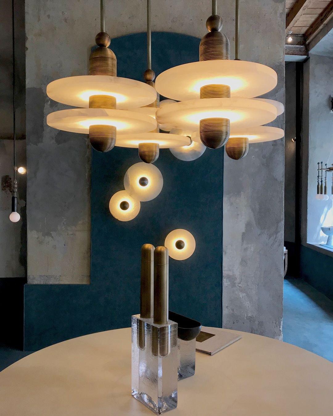 Goose White Alabaster Copper Pendant Lamp - Letslighting