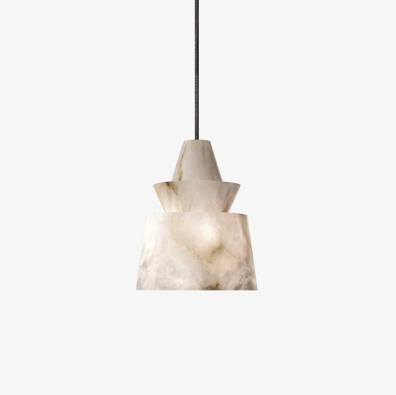 Curineth Minimalist Alabaster Pendant Light - Letslighting