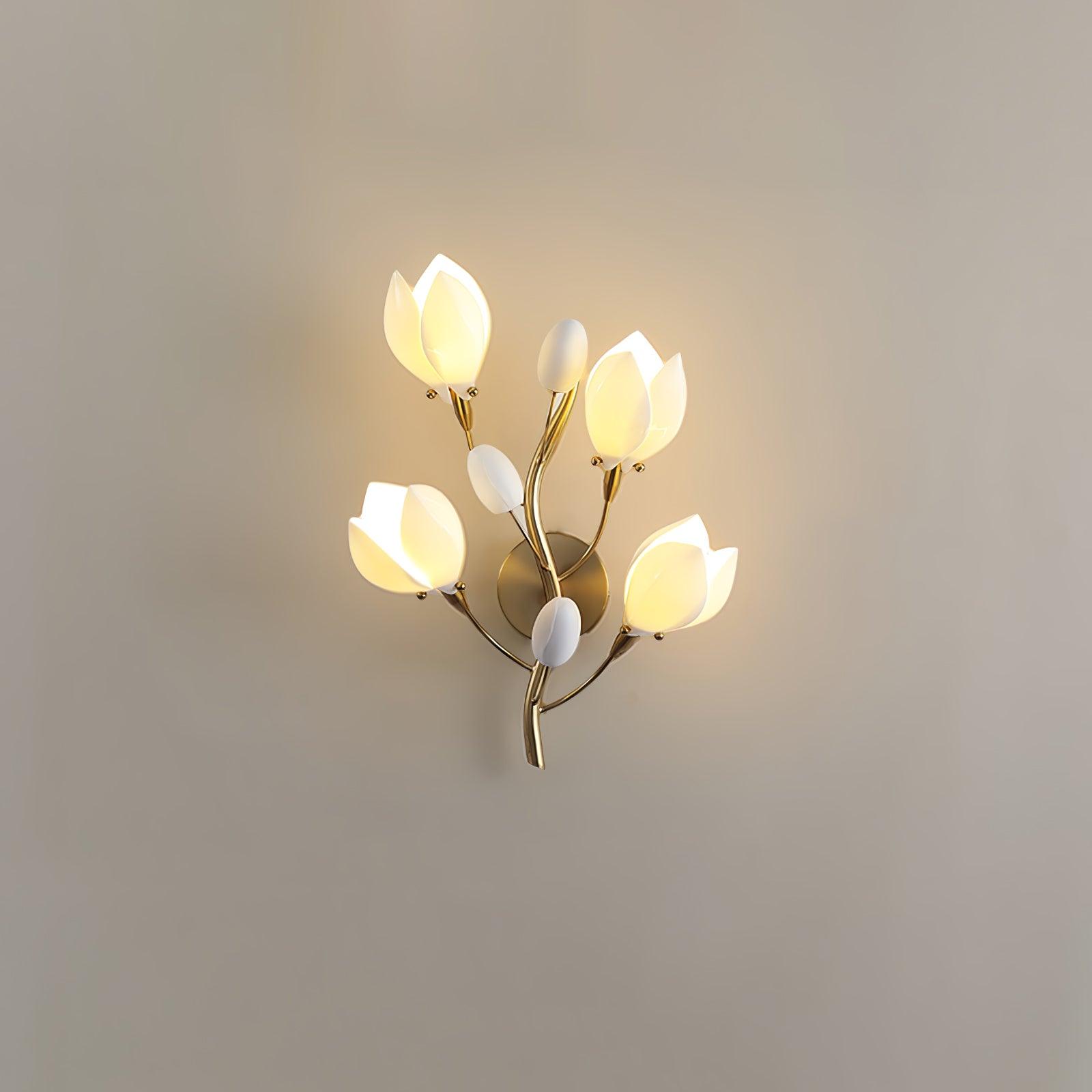 Porcelain Magnolia Wall Lamp - Letslighting
