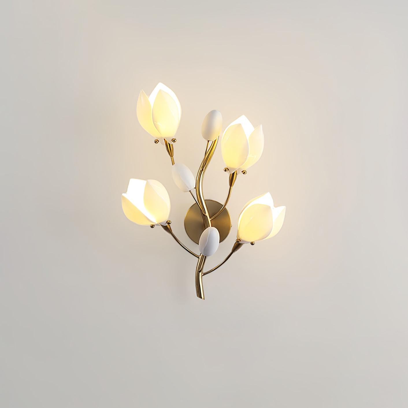 Porcelain Magnolia Wall Lamp - Letslighting