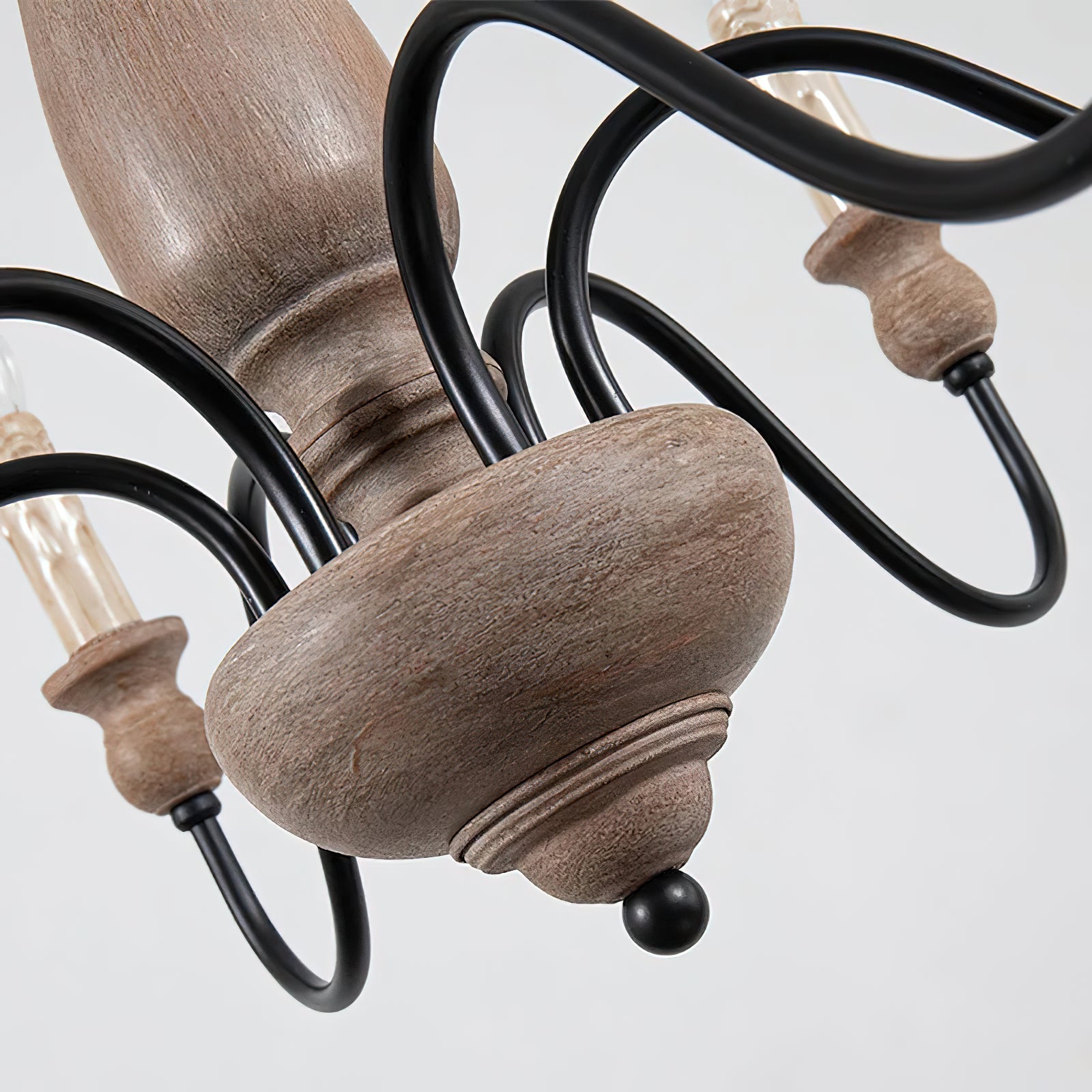 Aurora Chandelier Farmhouse Rustic - Letslighting