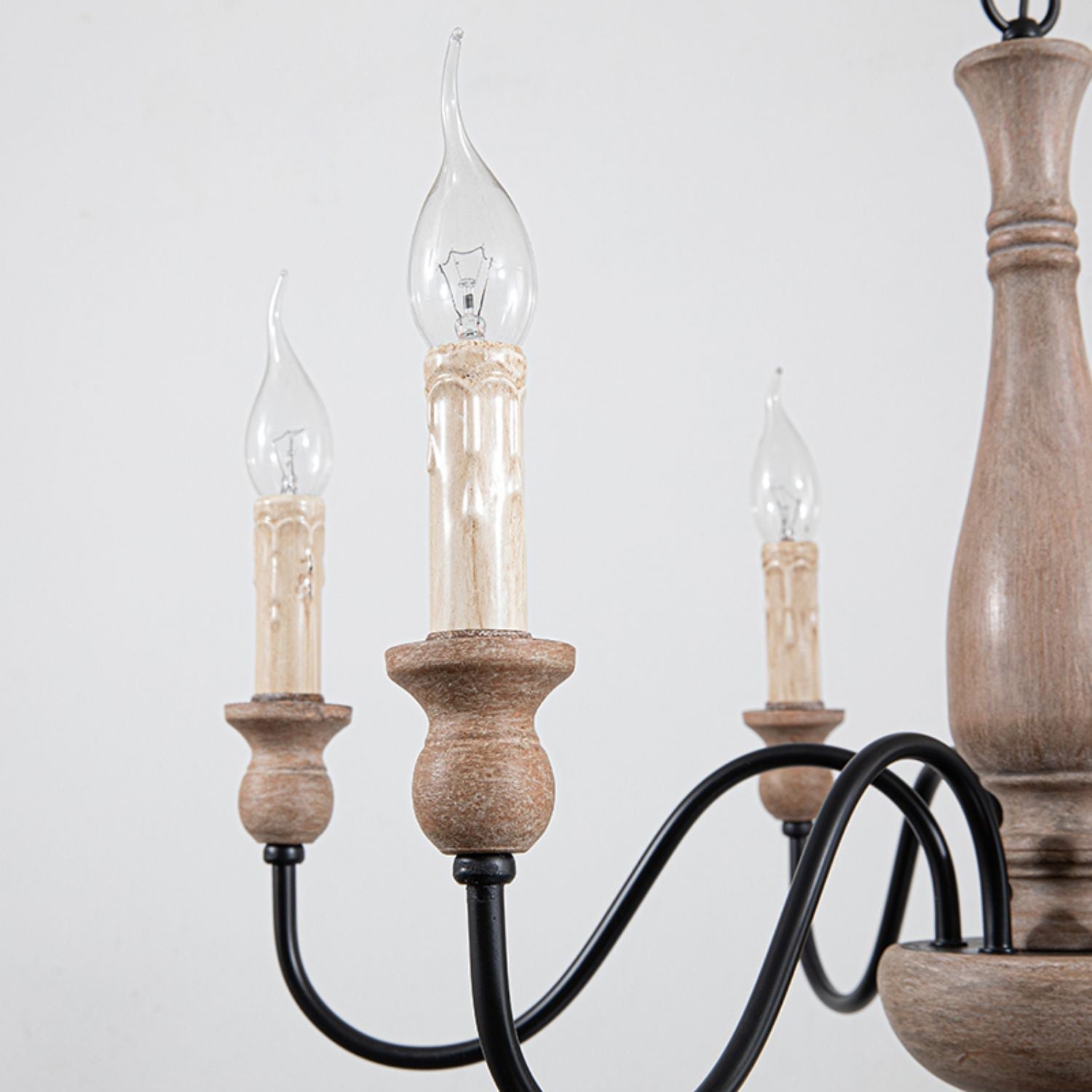 Aurora Chandelier Farmhouse Rustic - Letslighting