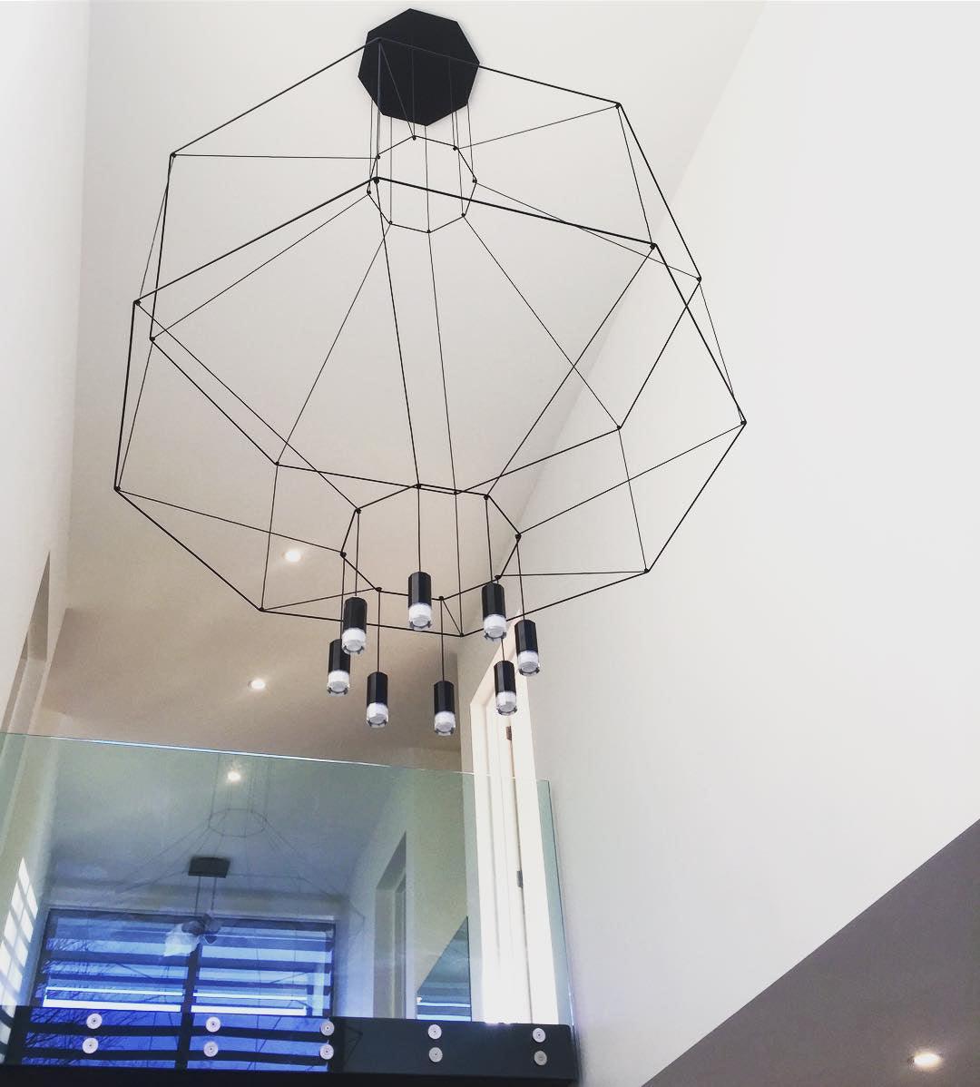 Geometric Lines Pendant Lamp - Letslighting