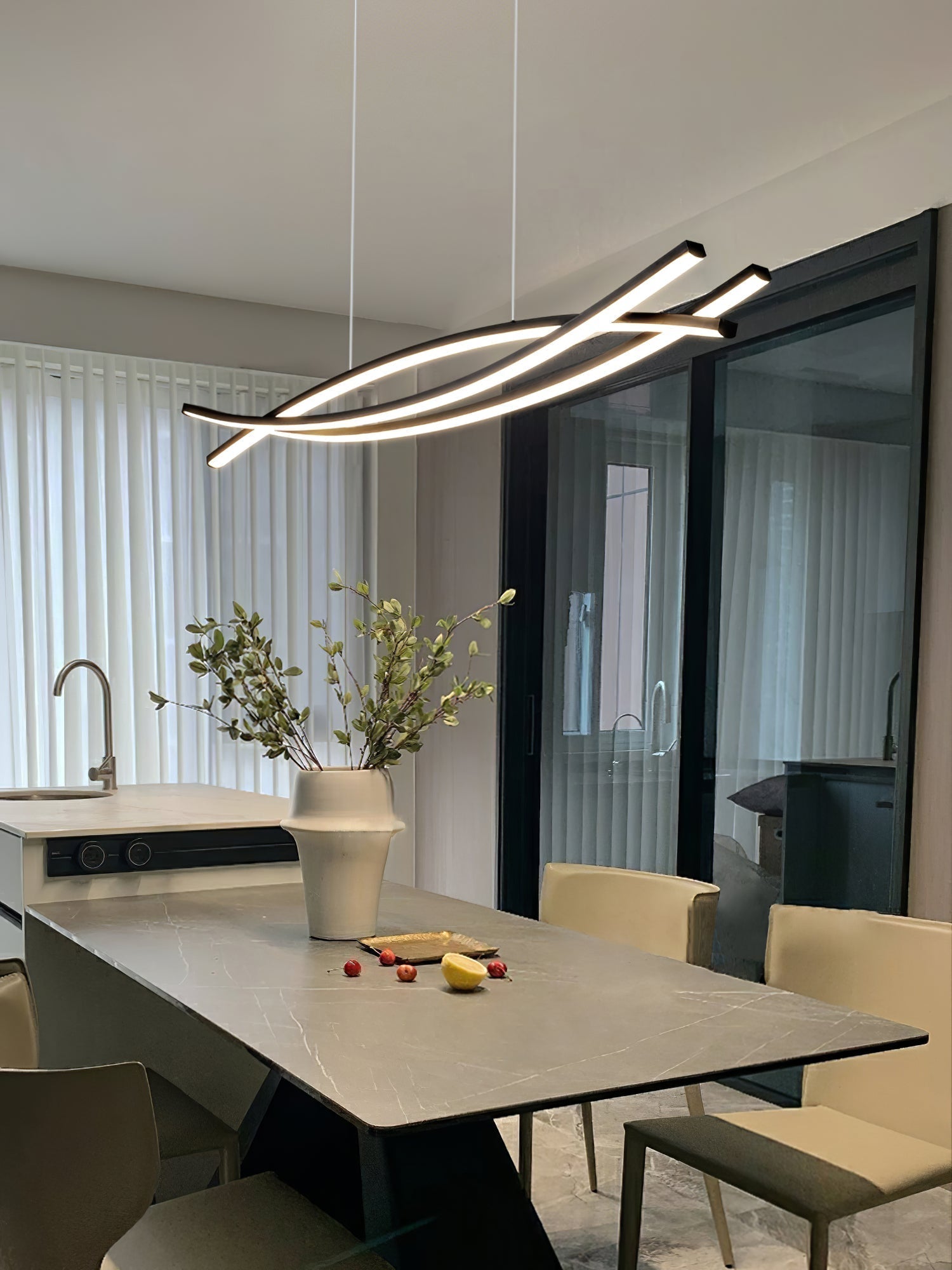 Wishbone LED Chandelier - Letslighting