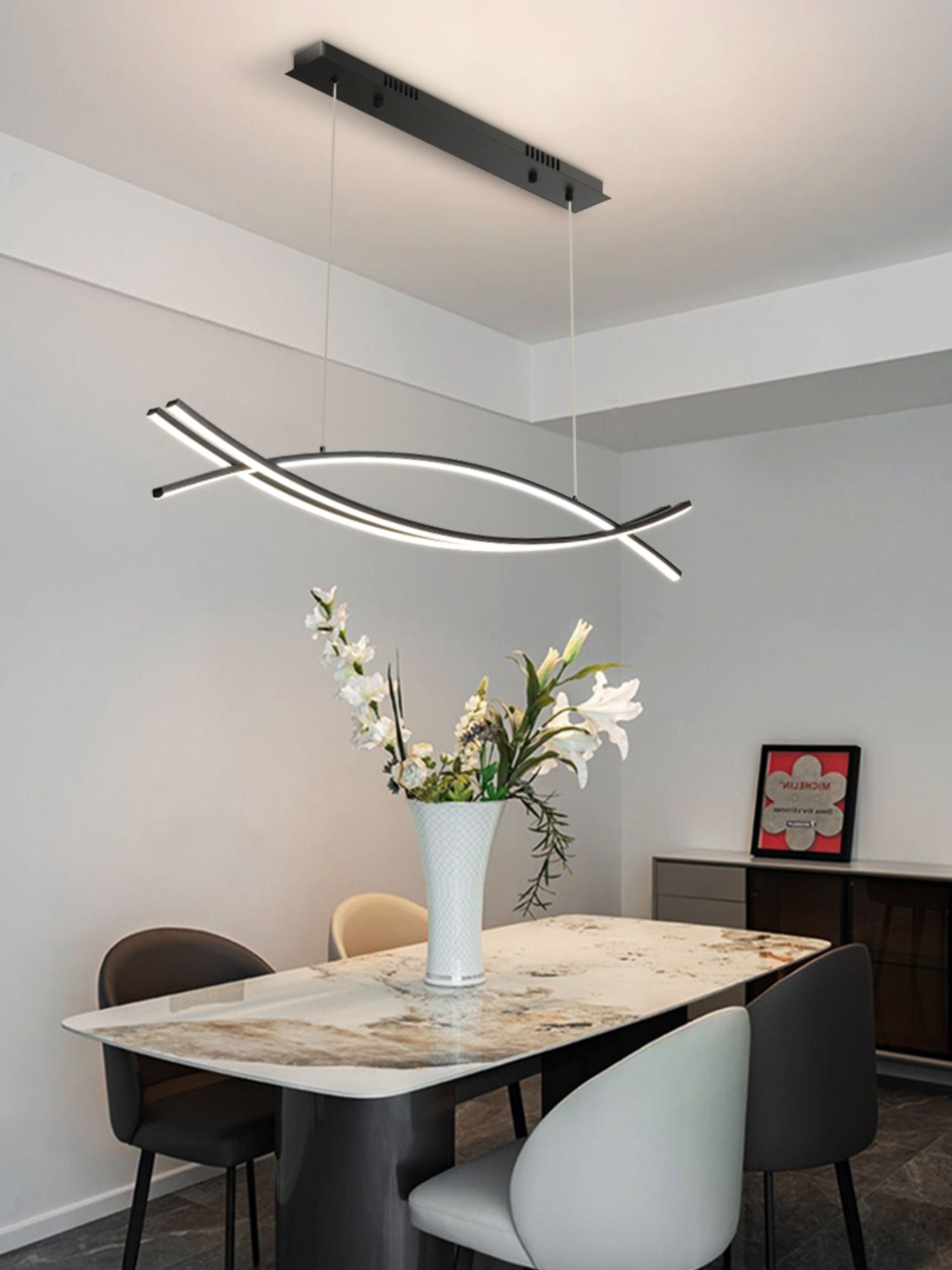 Wishbone LED Chandelier - Letslighting