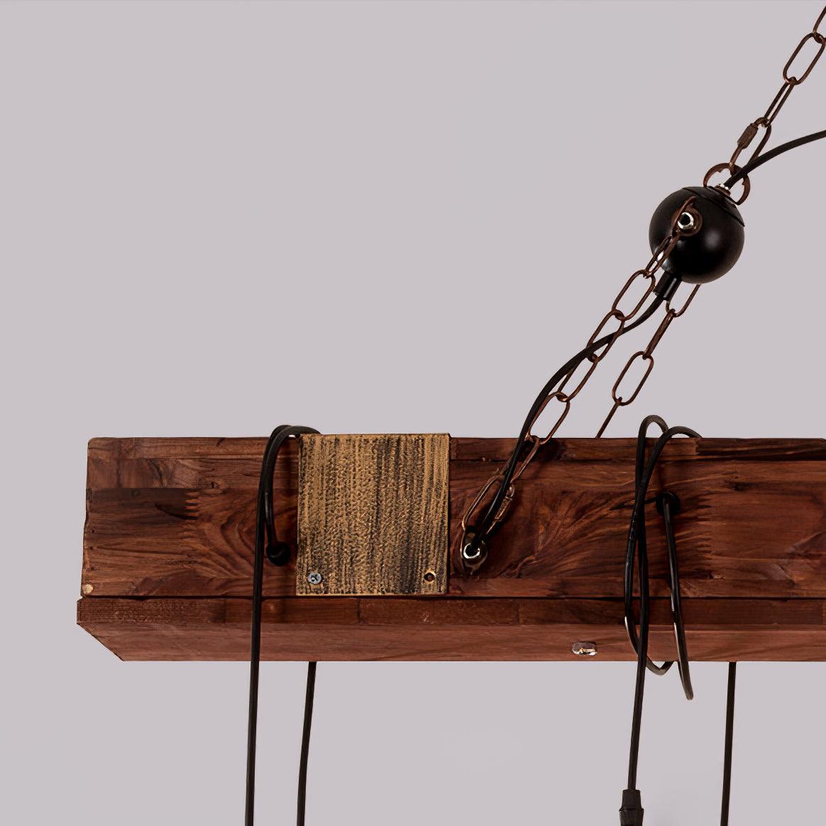 Wood Hanging Multi Chandelier - Letslighting