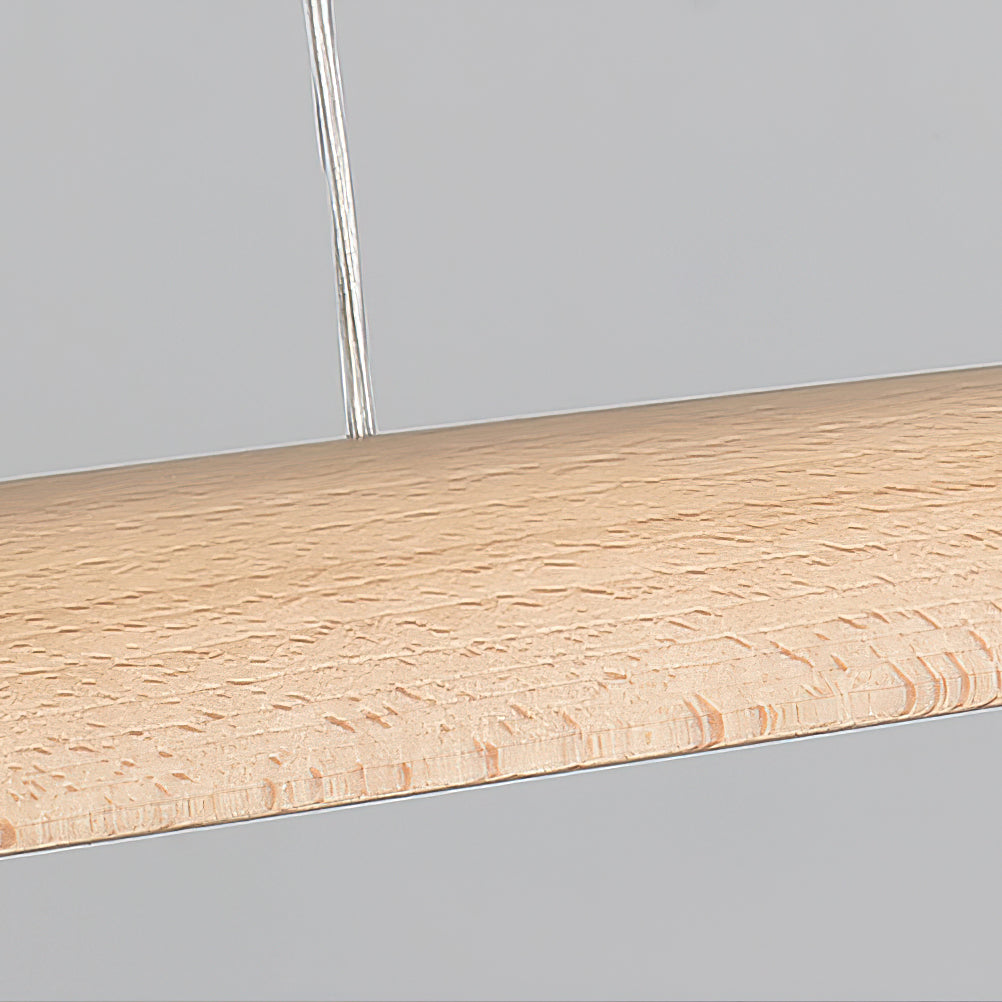 Zing Modern Minimalist Walnut Wood Pendant Lamp - Lamp Copper