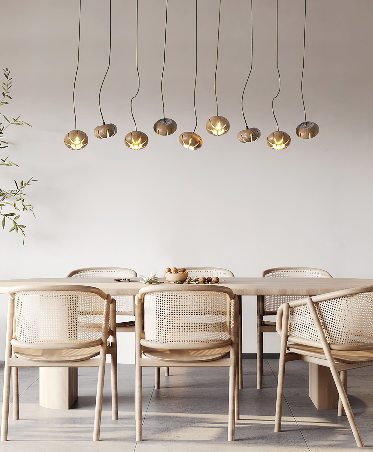 Zasorir Sculptural Marble Cluster Pendant Light - Letslighting