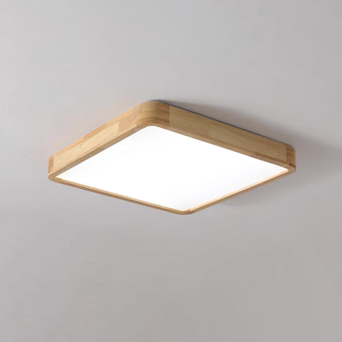 Muto Lámpara de Techo Geométrica de Madera