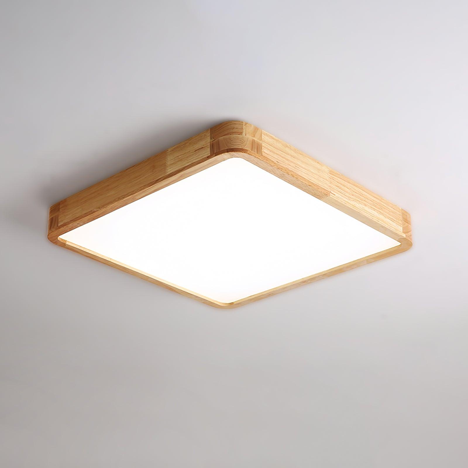 Muto Lámpara de Techo Geométrica de Madera
