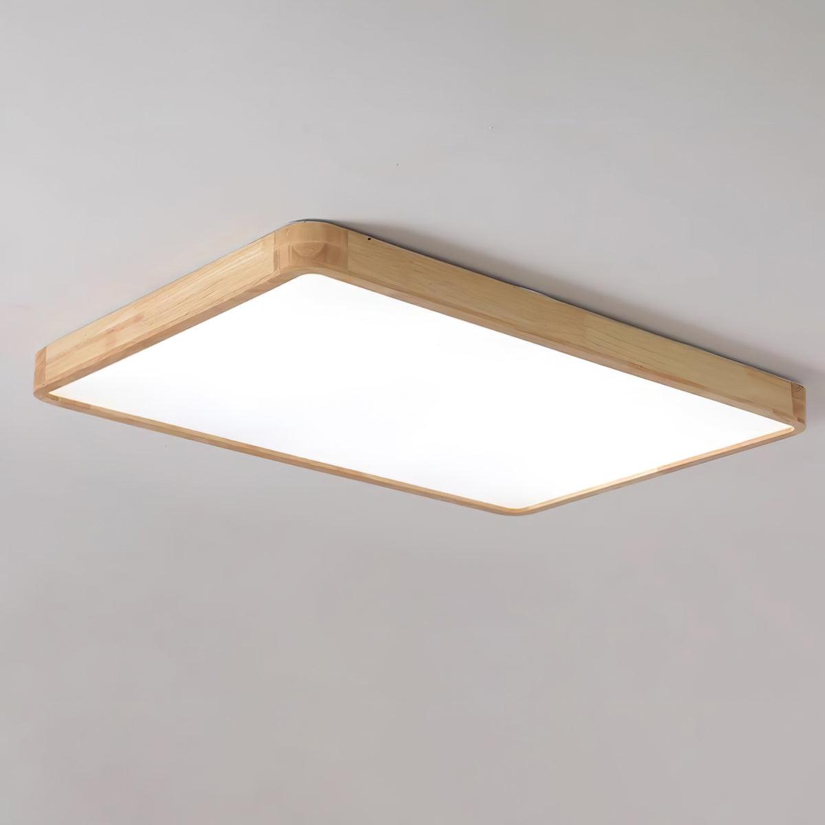 Muto Lámpara de Techo Geométrica de Madera