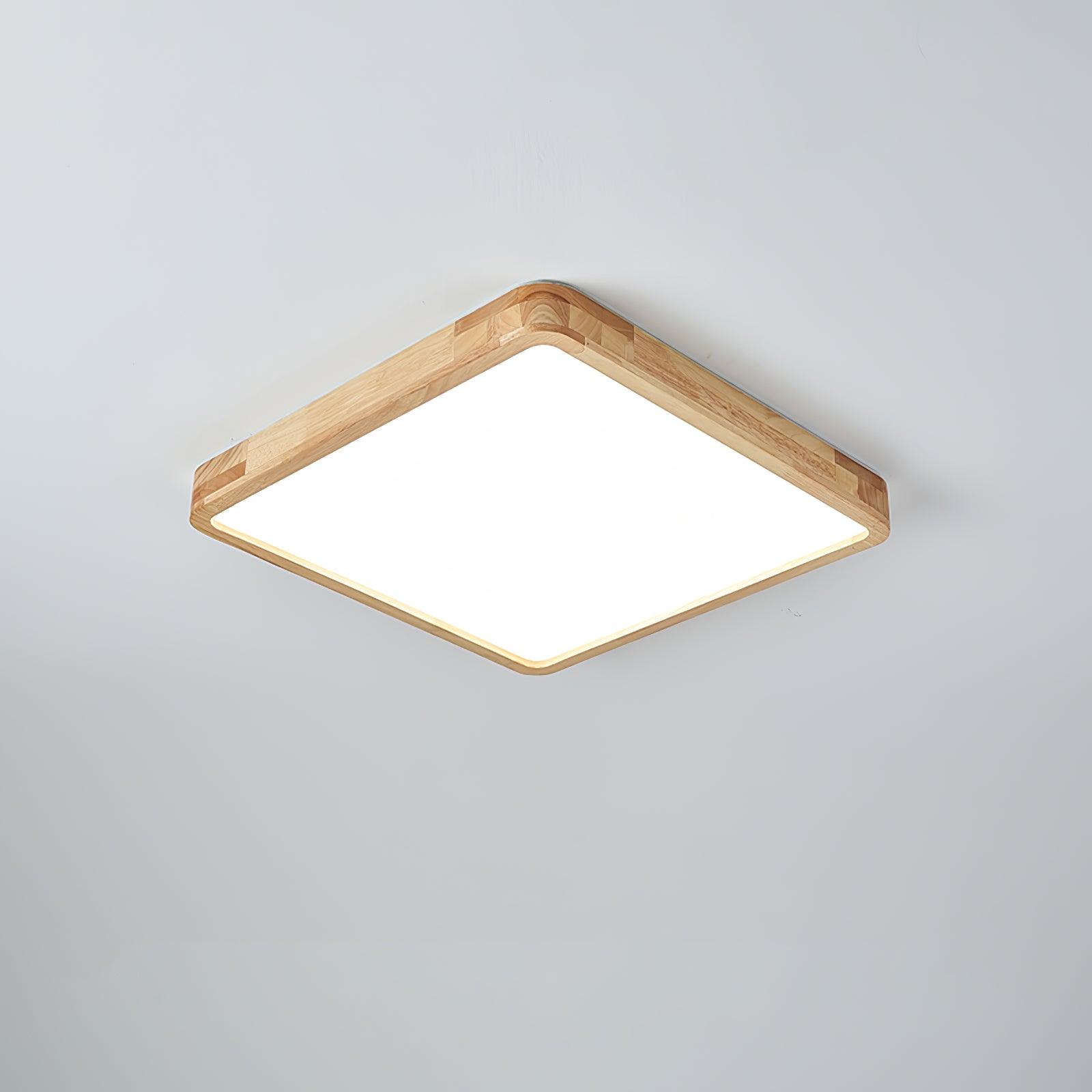 Muto Lámpara de Techo Geométrica de Madera