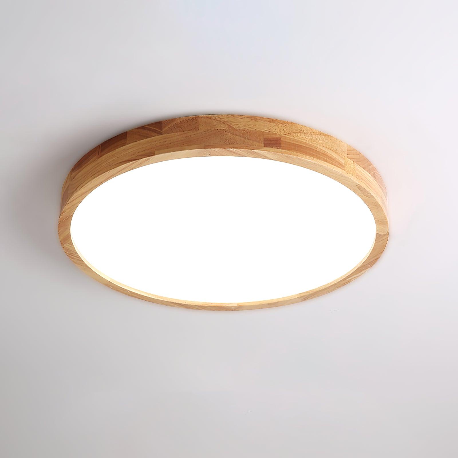 Muto Lámpara de Techo Geométrica de Madera