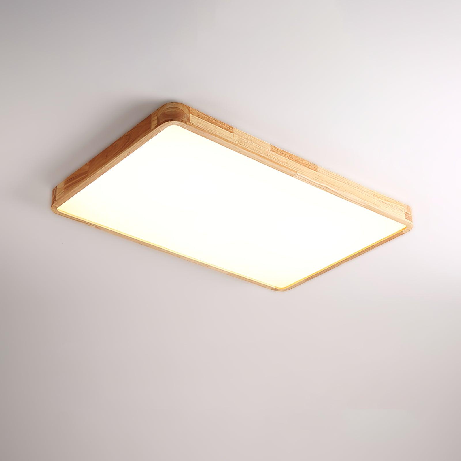 Muto Lámpara de Techo Geométrica de Madera