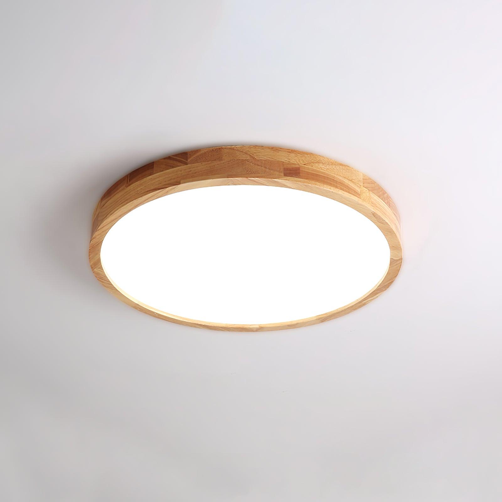 Muto Lámpara de Techo Geométrica de Madera