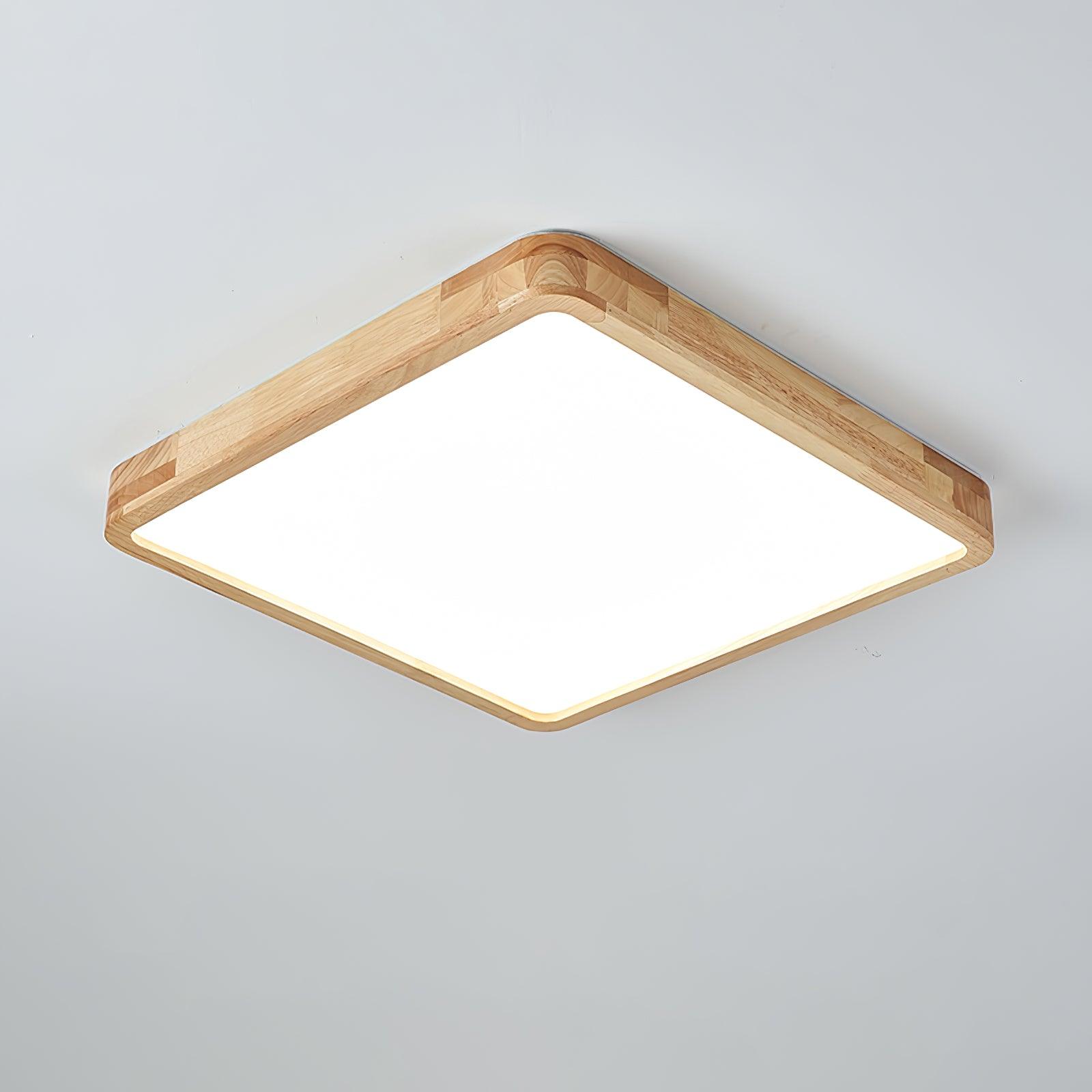 Muto Lámpara de Techo Geométrica de Madera