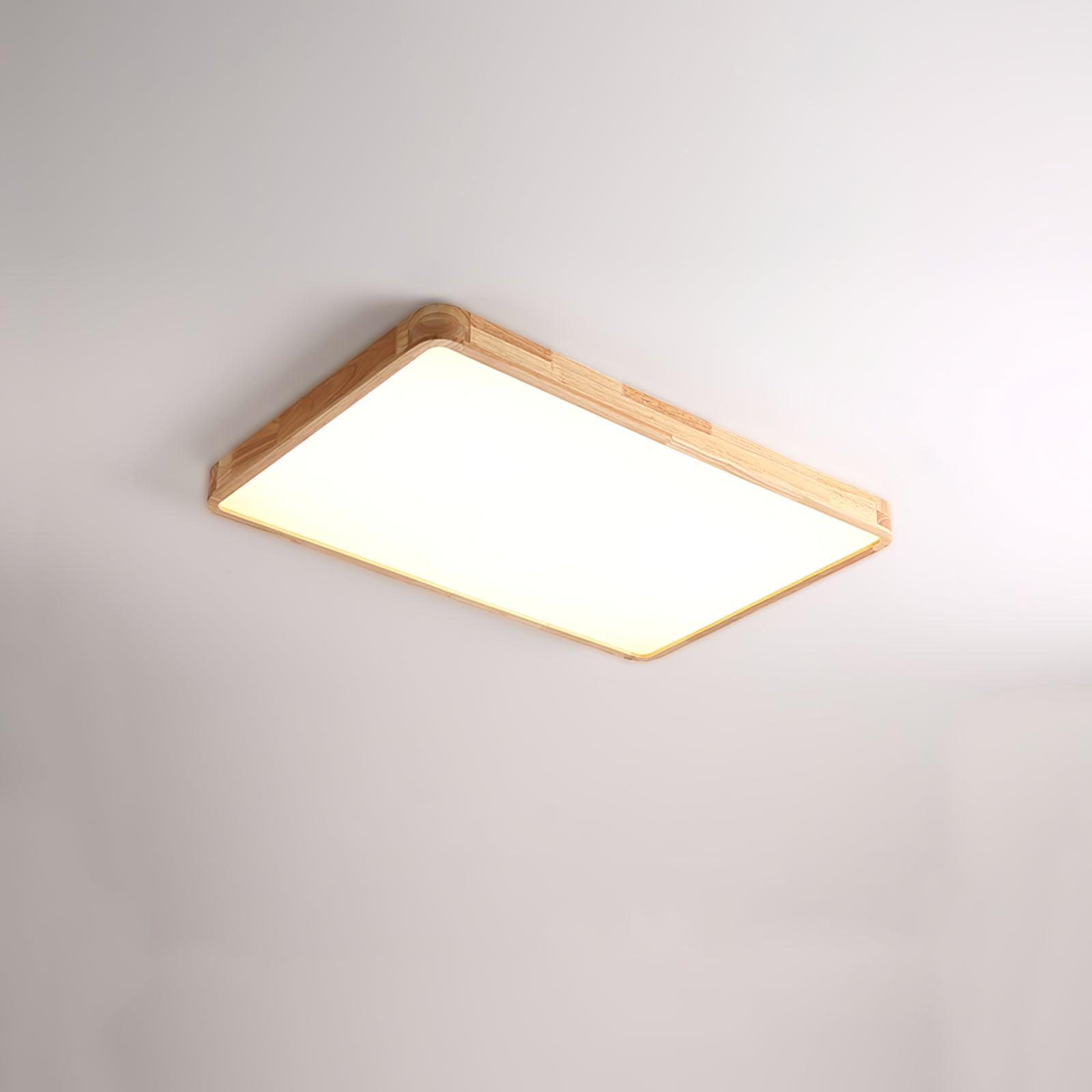 Muto Lámpara de Techo Geométrica de Madera