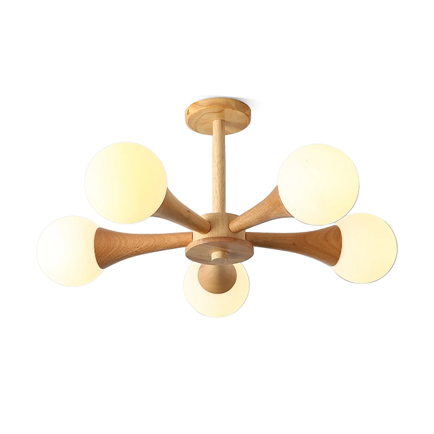 Wooden Nera Chandelier - Letslighting