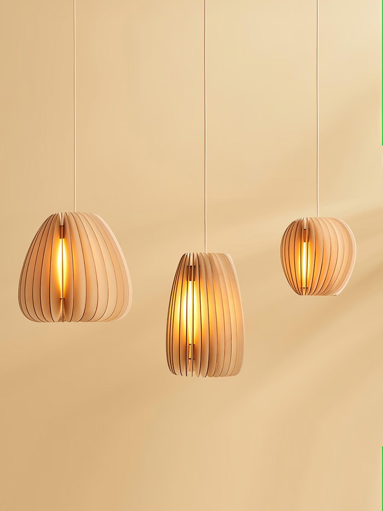 Wooden Orb Pendant Lamp - Letslighting