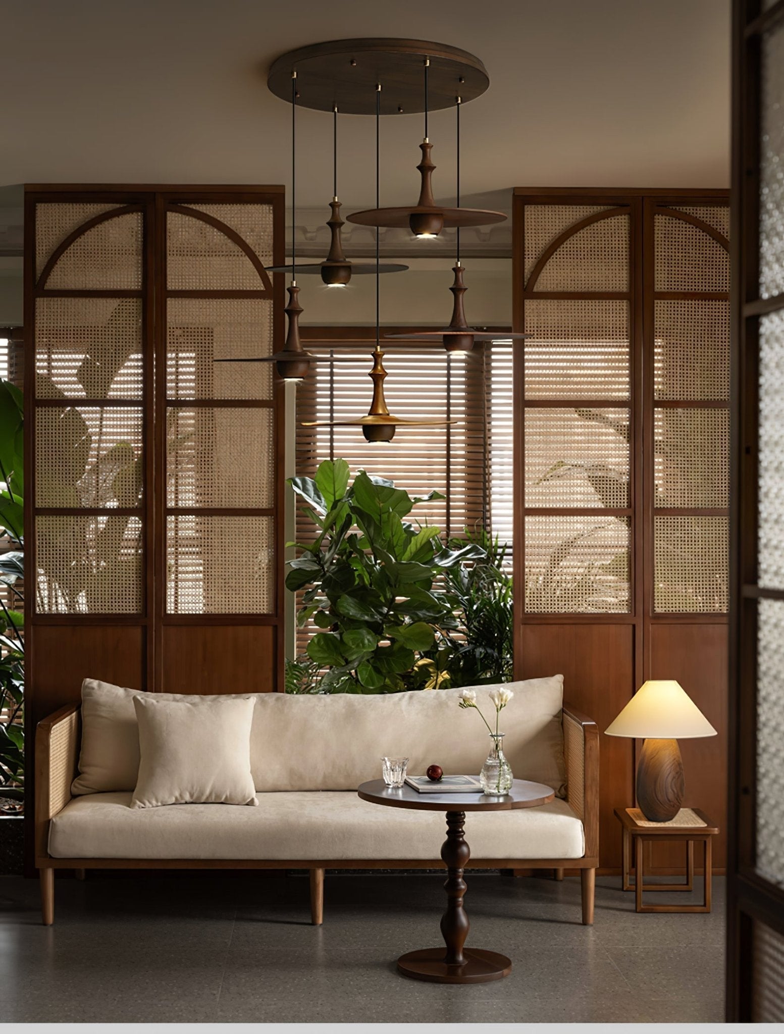 Wooden Spin Pendant Light - Letslighting