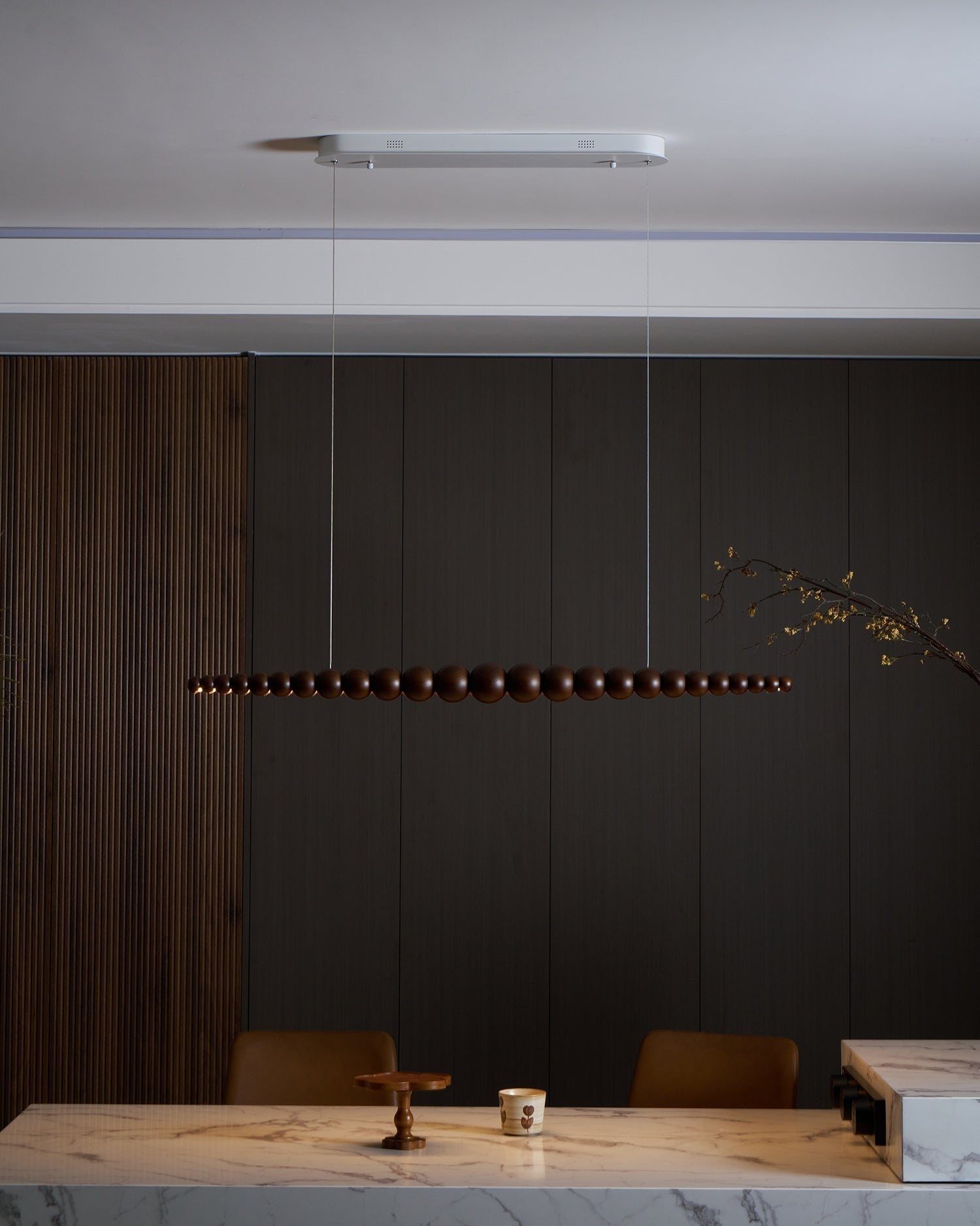 Woodline Orb Pendant Light - Letslighting