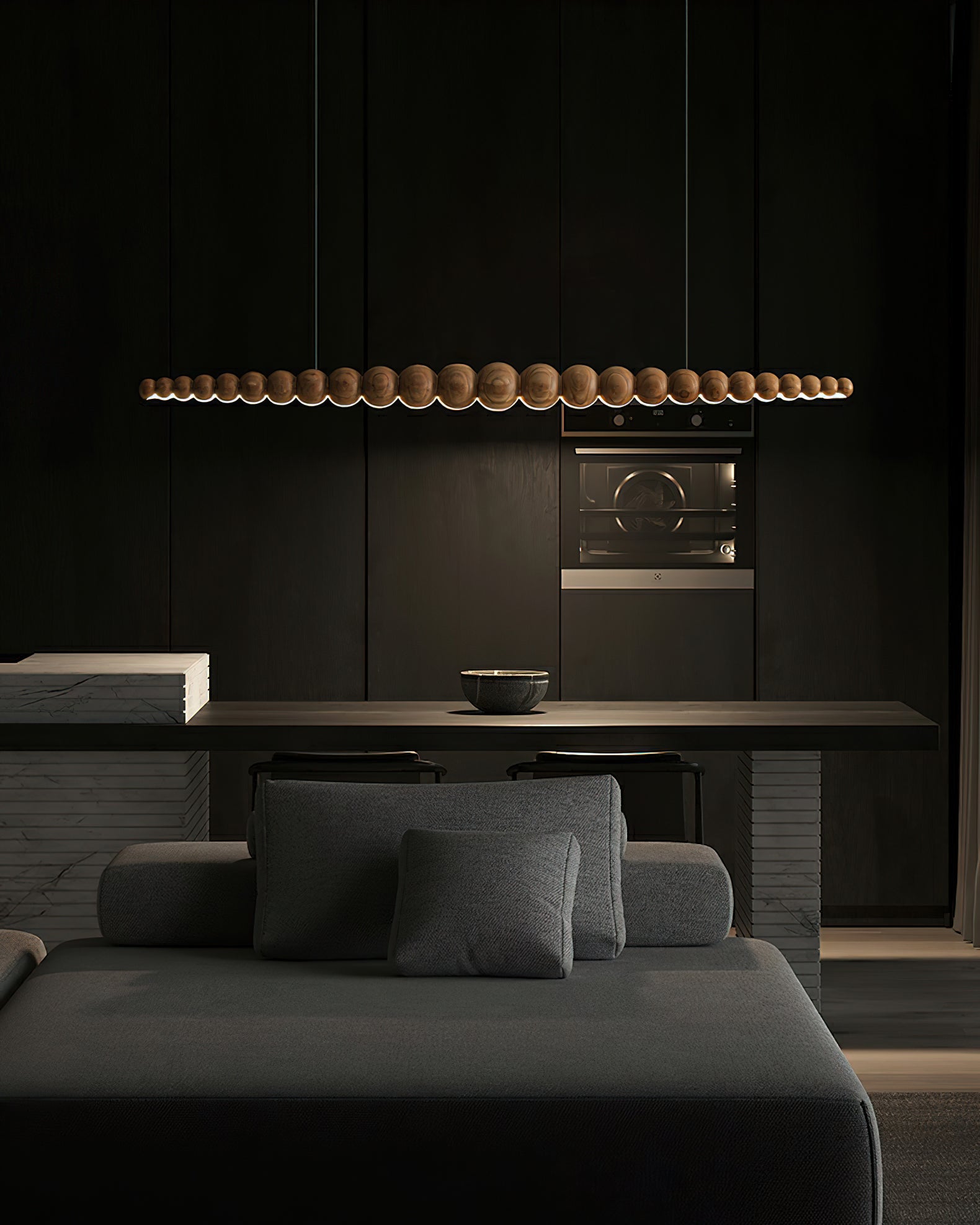 Woodline Orb Pendant Light - Letslighting