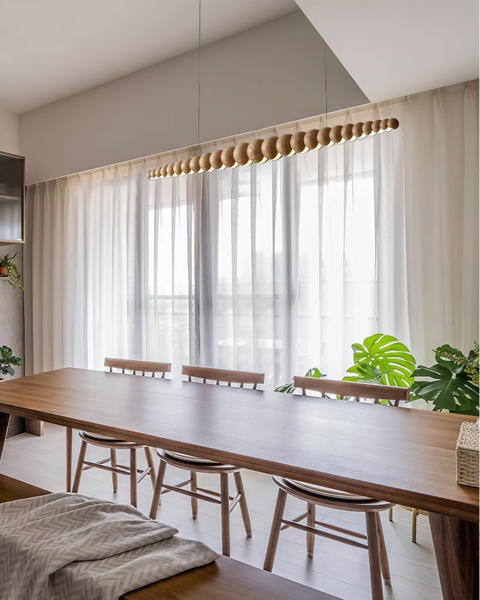 Woodline Orb Pendant Light - Letslighting