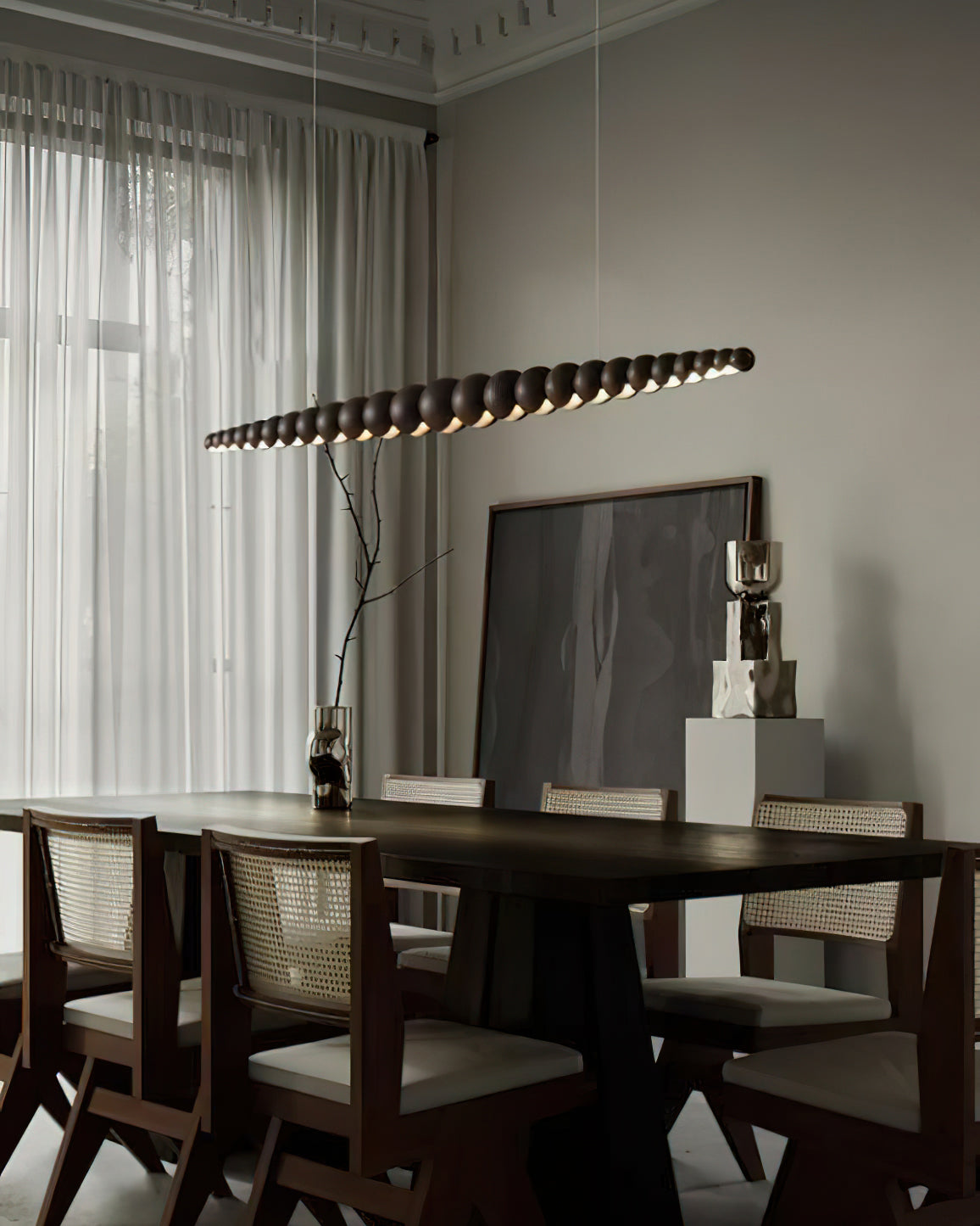 Woodline Orb Pendant Light - Letslighting