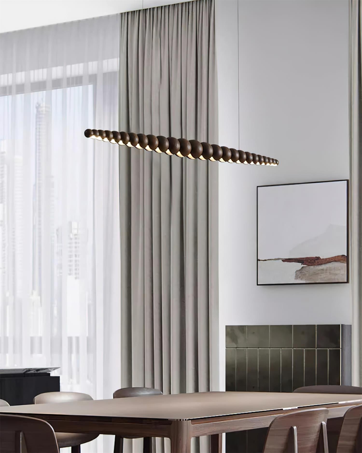 Woodline Orb Pendant Light - Letslighting