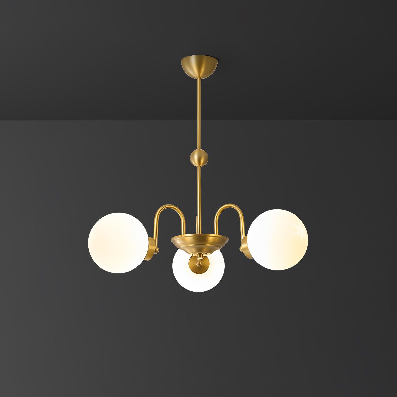 Aurora Luxe Glass Chandelier - Letslighting
