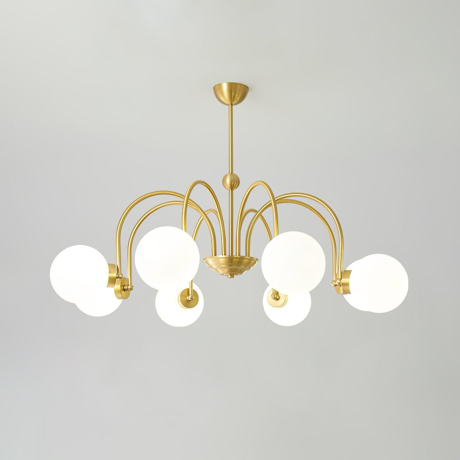 Aurora Luxe Glass Chandelier - Letslighting