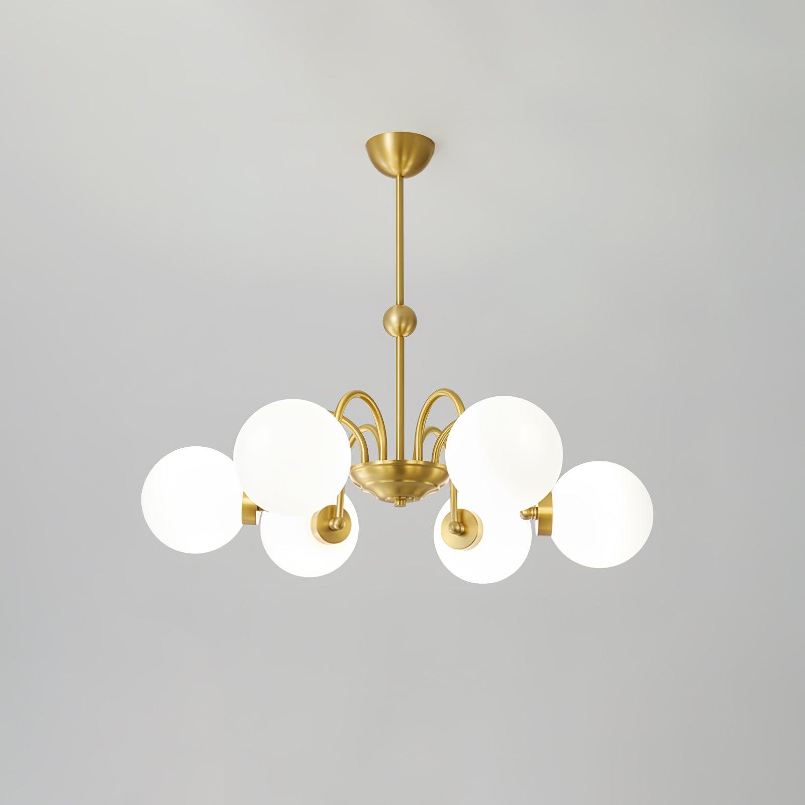 Aurora Luxe Glass Chandelier - Letslighting