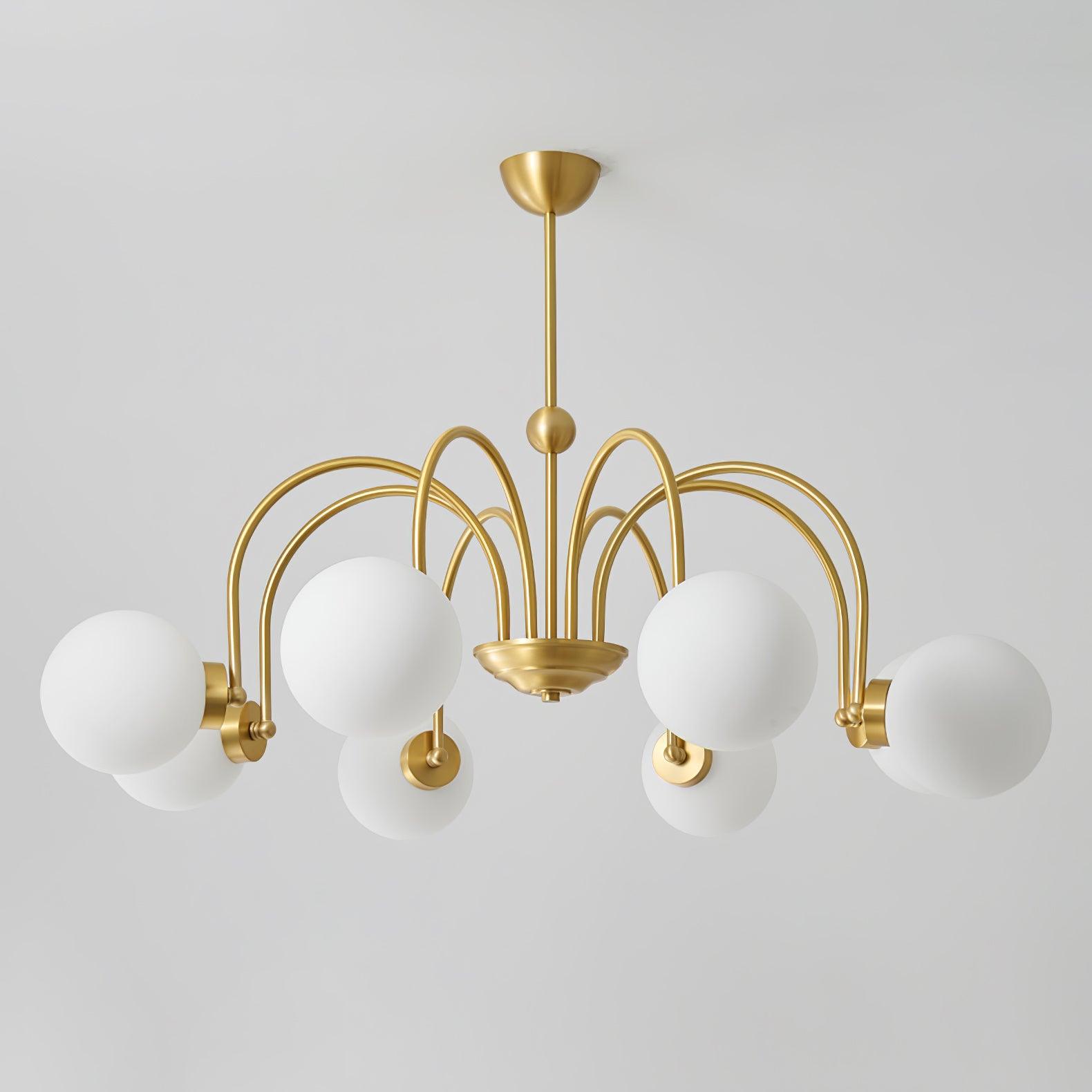 Aurora Luxe Glass Chandelier - Letslighting