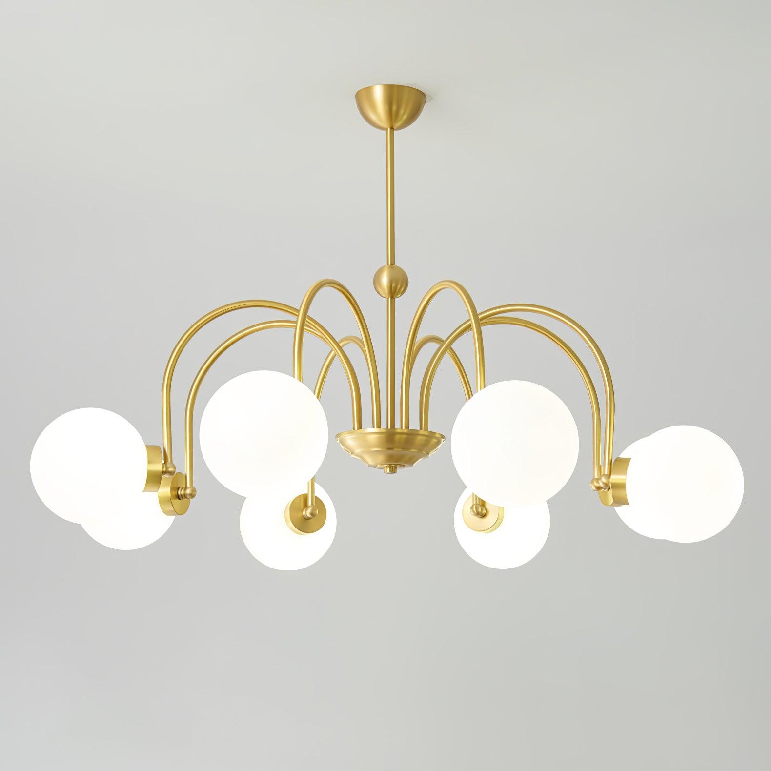 Aurora Luxe Glass Chandelier - Letslighting