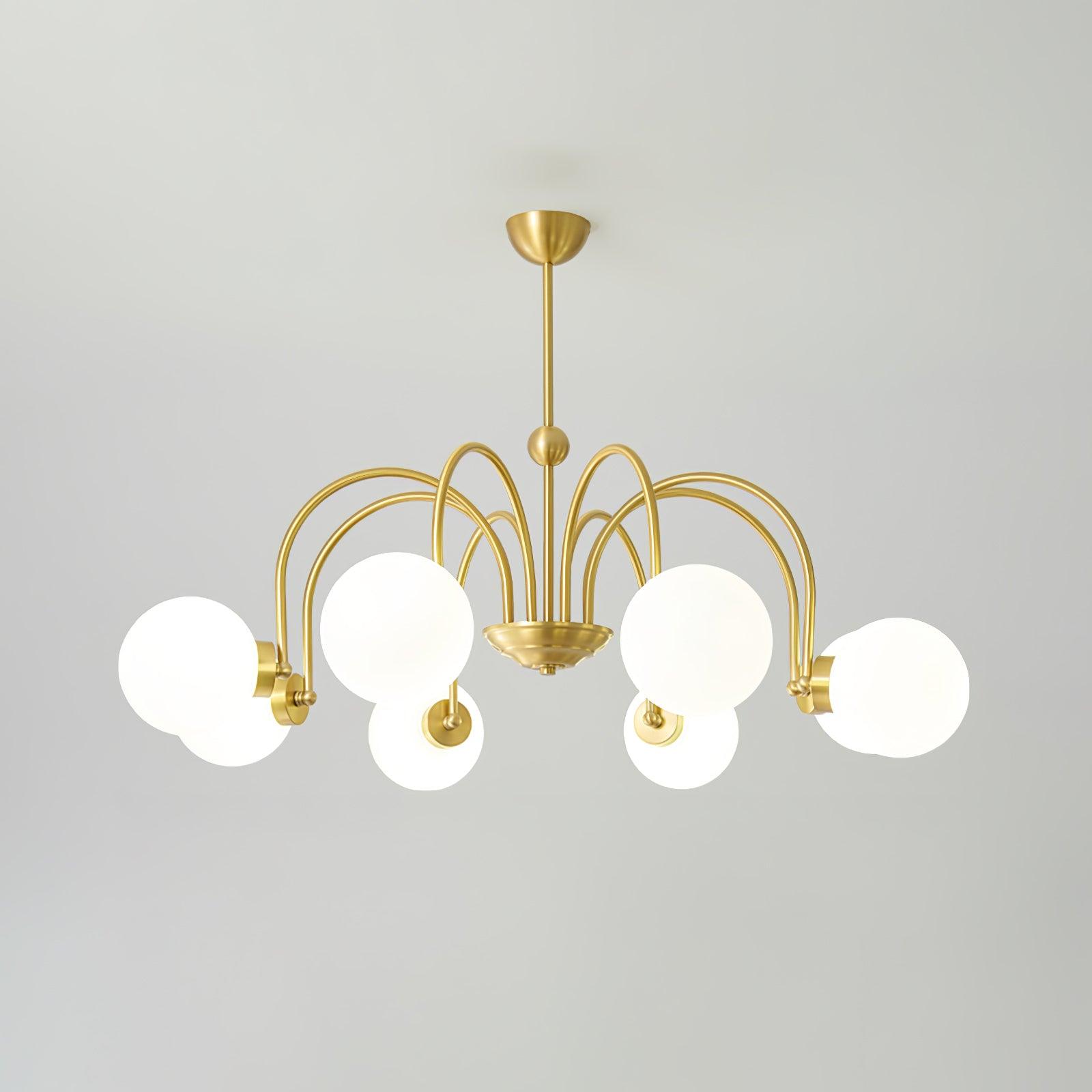 Aurora Luxe Glass Chandelier - Letslighting