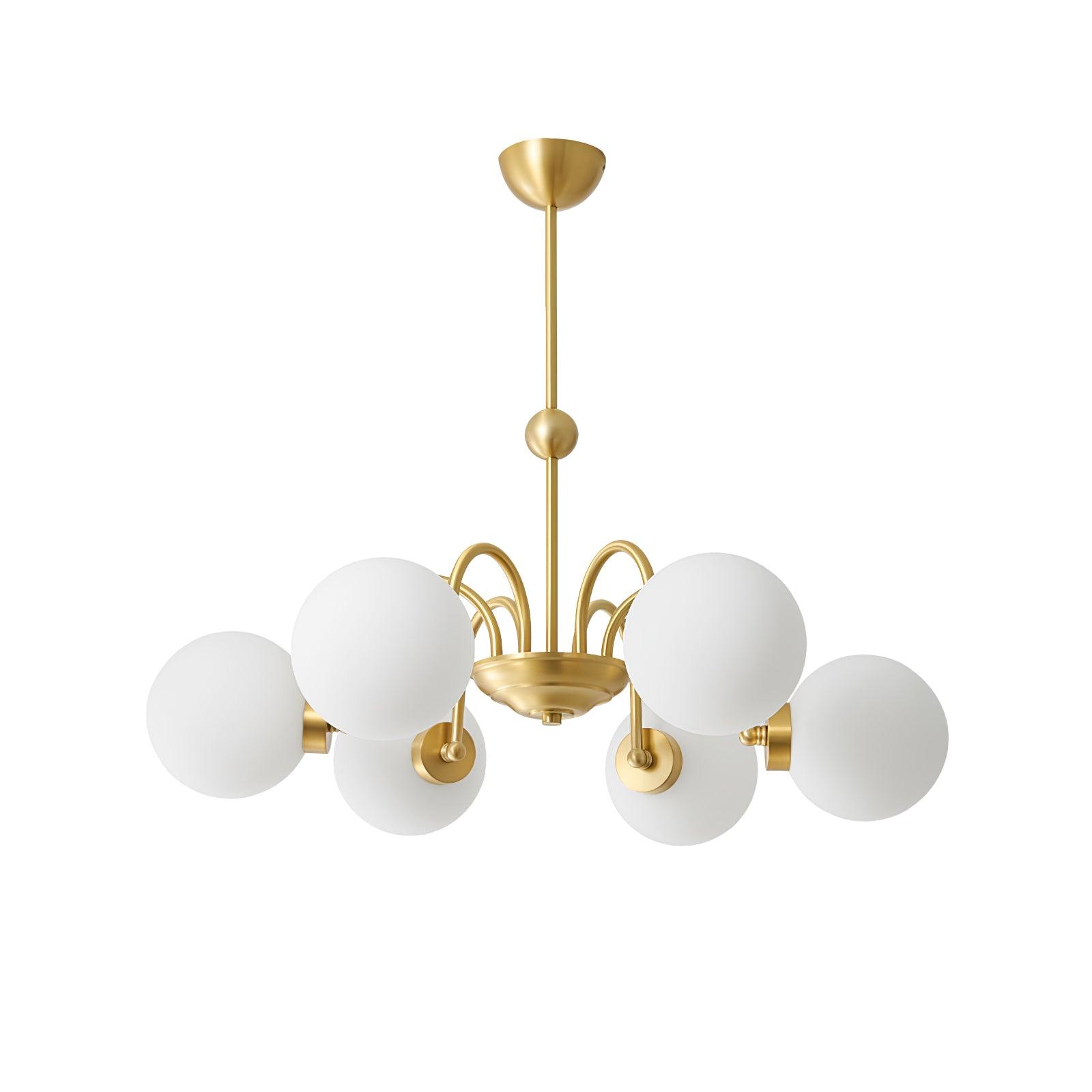 Aurora Luxe Glass Chandelier - Letslighting