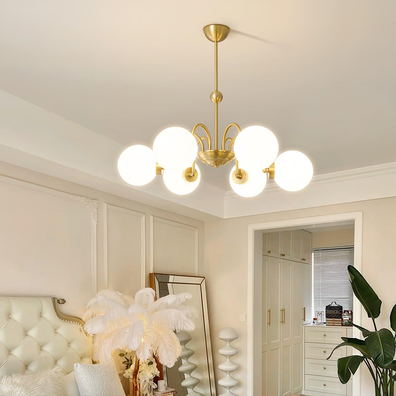 Aurora Luxe Glass Chandelier - Letslighting