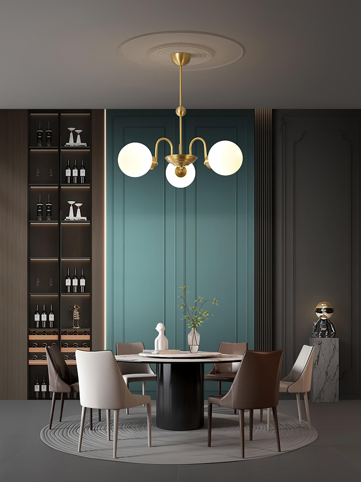 Aurora Luxe Glass Chandelier - Letslighting