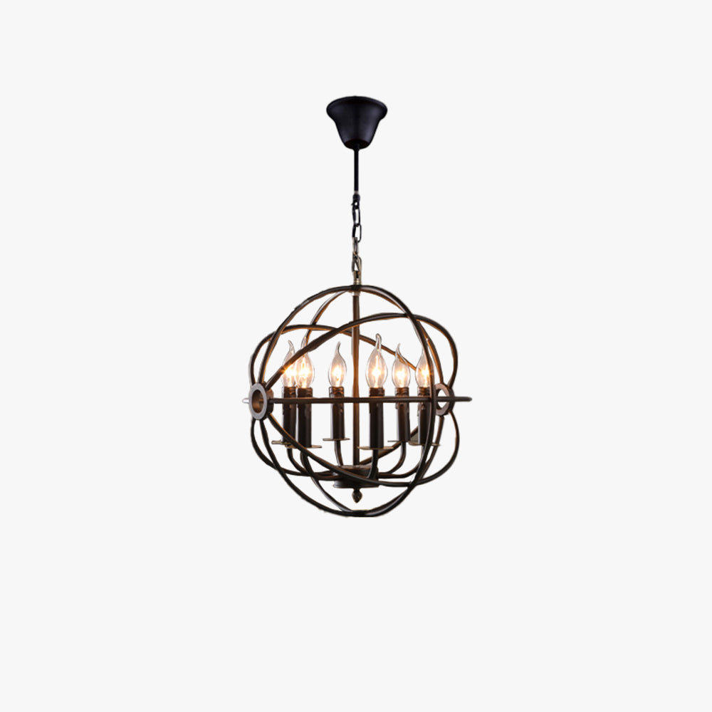 Silva Americano Lámparas de Araña Metal Salón Dormitorio Restaurante