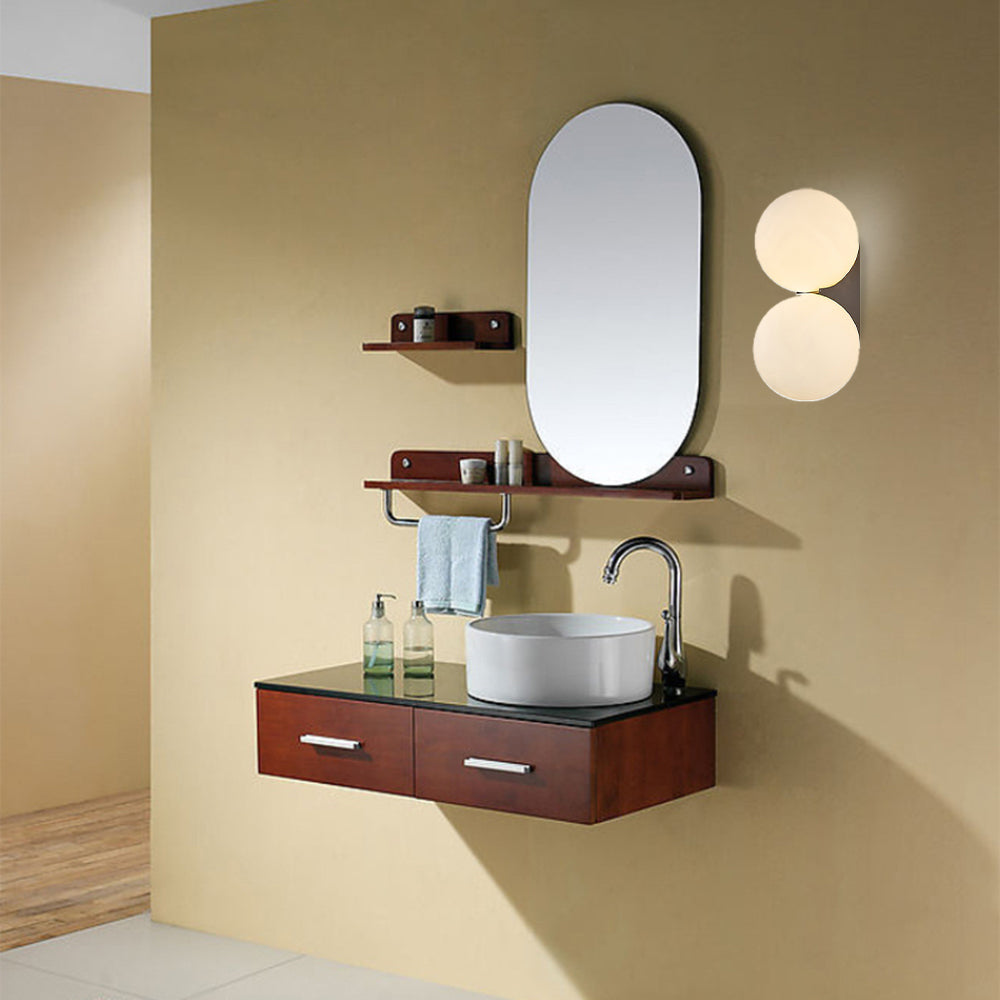 Valentina Simple Interior Aplique Metal Vidrio Salón Dormitor