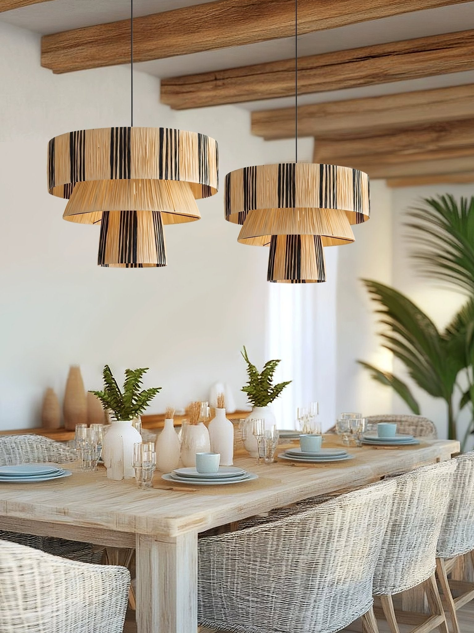 Zarora Raffia Pendant Lamp - Letslighting