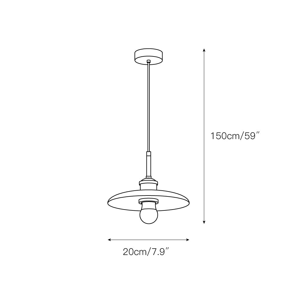 Ovelion Premium Nordic Art Marble Metal Pendant Lamp - Lamp Copper