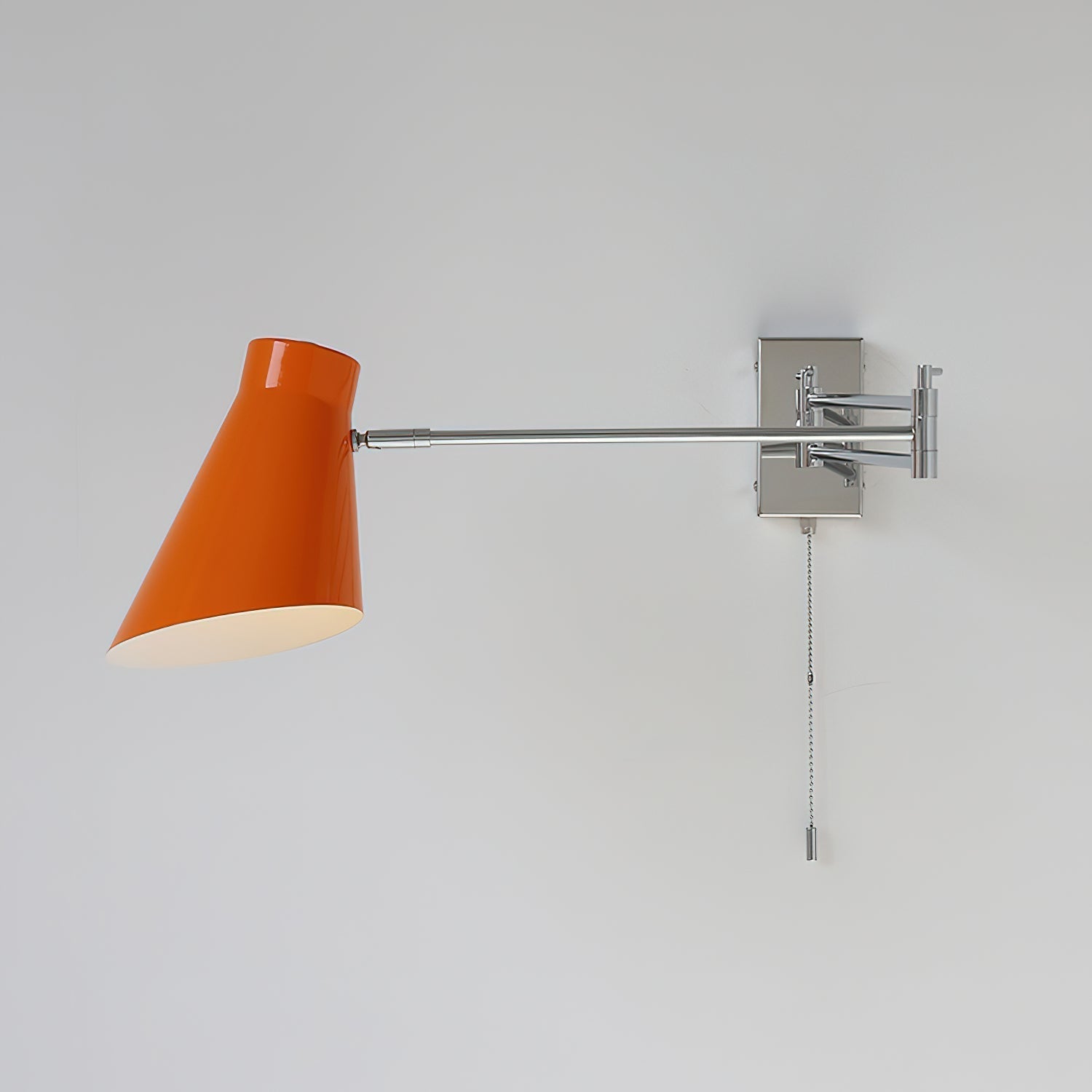 Wall Lamp Swing Arm Chrome Adjustable Industrial - Letslighting